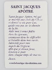 Carte de Prière à Saint Jacques Apôtre