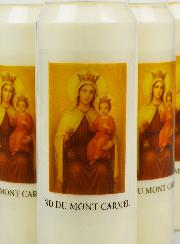 Lot de 10 Bougies de Neuvaine ND du Mont Carmel