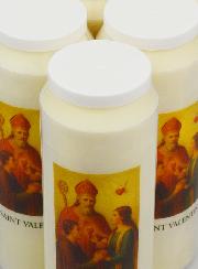 Lot de 20 Bougies de Neuvaine à Saint Valentin