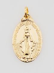 Médaille Miraculeuse en Plaqué Or - 25mm