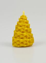 Bougie Cône Cire d'Abeille 100% Naturelle - 5cm