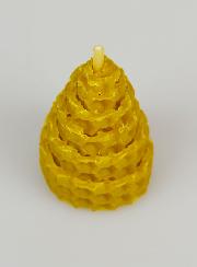 Bougie de Décoration Cône 100% Cire d'Abeille - 5cm