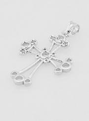 Pendentif Croix Chaldéenne en Argent - 22mm