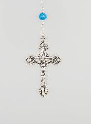 Chapelet Vierge Marie - Décor Fleurs