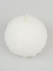 Bougie de Décoration Boule d'Hiver - 8cm