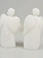 Crèche de Noël en Albâtre - Anges Messagers