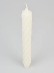 Bougie Flambeau Twist 25cm - Ivoire