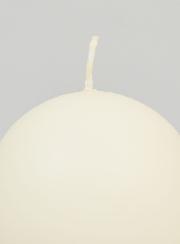 Bougie Boule de Décoration 80mm - Ivoire