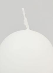 Bougie Boule de Décoration 60mm - Blanc