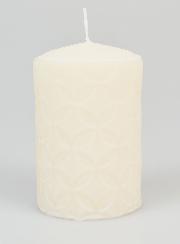 Bougie de Décoration Effet Céramique - Ivoire