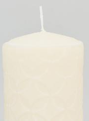 Bougie de Décoration Effet Céramique - Ivoire