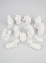 Crèche de Noël Complète en Albâtre - 12 Pièces