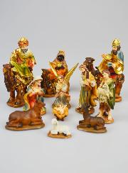 Crèche de Noël 11 Personnages - 7cm