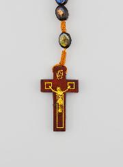 Chapelet Vierge Miraculeuse en Bois - 60cm