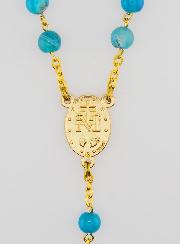 Chapelet Vierge Miraculeuse en Agate