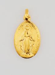 Médaille Miraculeuse en Plaqué Or - 18mm