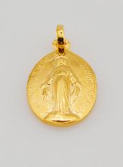 Médaille Miraculeuse en Plaqué Or - 18mm
