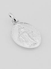 Médaille Miraculeuse Or Blanc 18k - 20mm