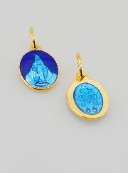 Médaille Miraculeuse Argent Doré & Émail 2 Tons - 13mm