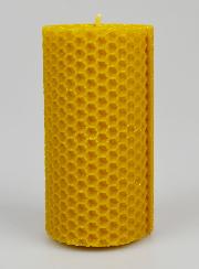 Bougie de Décoration 100% Cire d'Abeille - 10x5cm