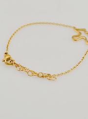 Bracelet Esprit Saint Ajouré en Inox Doré