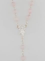 Chapelet Vierge Miraculeuse en Quartz et Argent