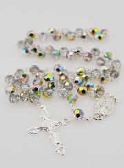 Chapelet Vierge Miraculeuse Argent 925 & Cristal
