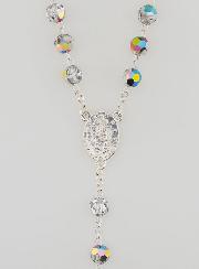 Chapelet Vierge Miraculeuse Argent 925 & Cristal