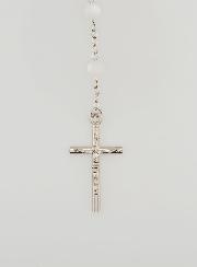 Chapelet Vierge Miraculeuse & Perles Blanches