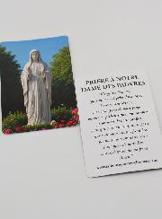 Carte de Prière à Notre Dame des Pauvres