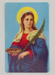 Carte de Prière à Sainte Lucie