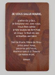 Lot de 10 Cartes de Prière Je Vous Salue Marie