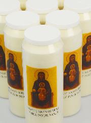 Lot de 20 Bougies de Neuvaine ND de Montserrat