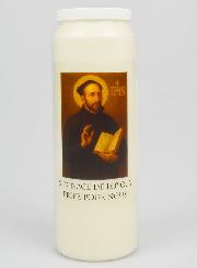 Bougie de Neuvaine à Saint Ignace de Loyola