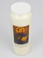 Bougie de Neuvaine à Saint Ignace de Loyola