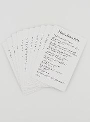 Lot de 10 Cartes de Prière à Sainte Barbe