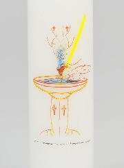 Cadeau de Baptême Enfant - Cierge 20cm