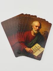 Lot de 10 Cartes de Prière à Saint Jean l'Evangéliste