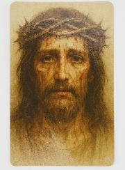 Lot de 10 Cartes de Prière à la Sainte Face du Christ