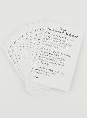 Lot de 10 Cartes de Prière à Notre Dame de Medjugorje