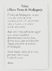 Lot de 10 Cartes de Prière Notre Dame de la Paix
