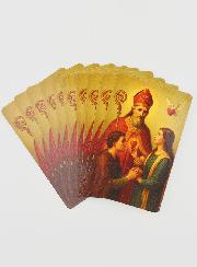 Lot de 10 Cartes de Prière à Saint Valentin