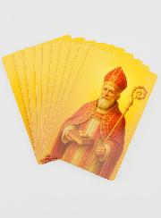 Lot de 10 Cartes de Prière à Saint Nicolas