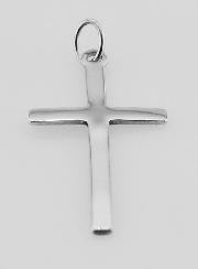 Pendentif Croix en Inox - 26mm