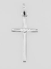 Pendentif Croix en Argent 925 & Zircon