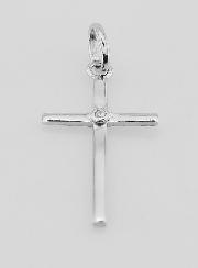 Pendentif Croix en Argent 925 & Zircon