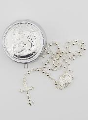 Custode Vierge à l'Enfant Avec Chapelet