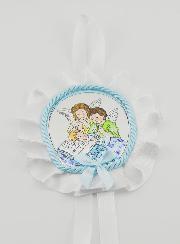 Cadeau de Baptême - Médaille de Berceau Anges Gardiens