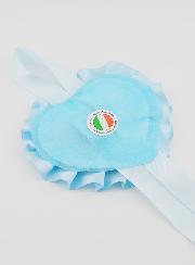 Cadeau de Baptême - Médaille de Berceau Coeur Ange Lanterne