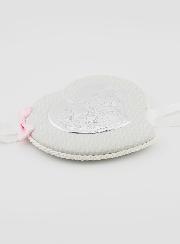 Cadeau de Baptême Fille - Médaille de Berceau Cuir - Ange Lanterne